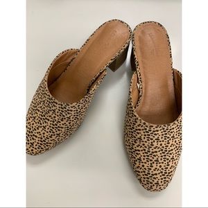 Leopard Print Mules